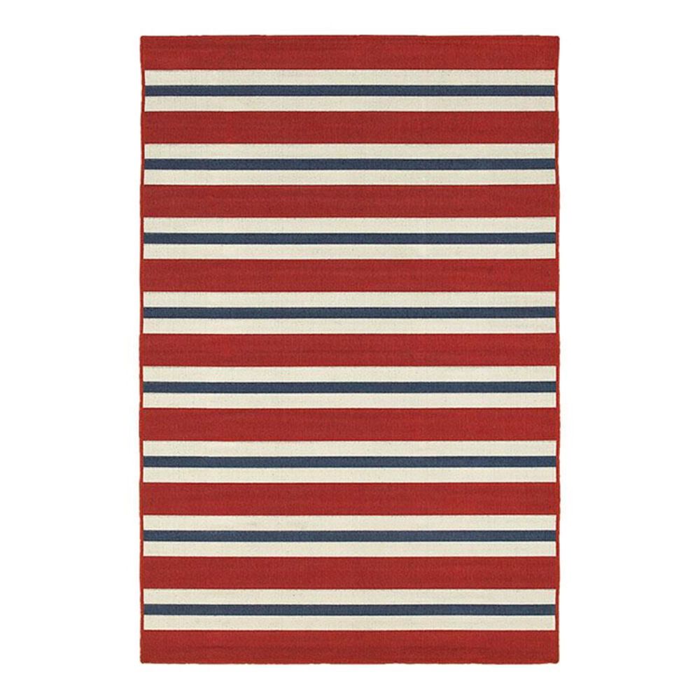Oriental Weavers Meridian 5701R 2'3" x 7'6" Red Runner, , large