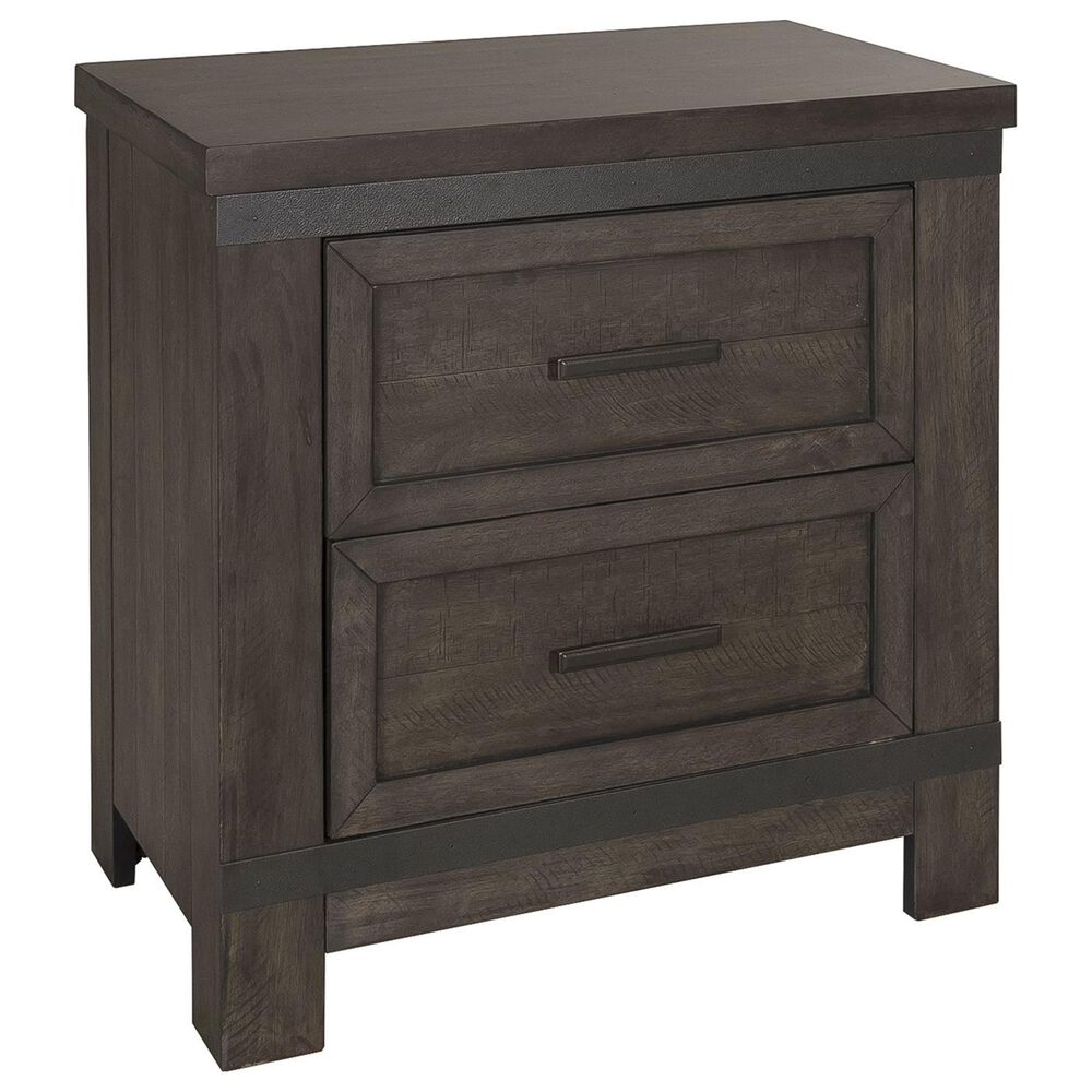 Belle Furnishings Thornwood Hills Nightstand in Dark Gray, , large