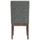 37B Santa Barbara Side Chair with Dark Grey Cushion in Walnut, , large