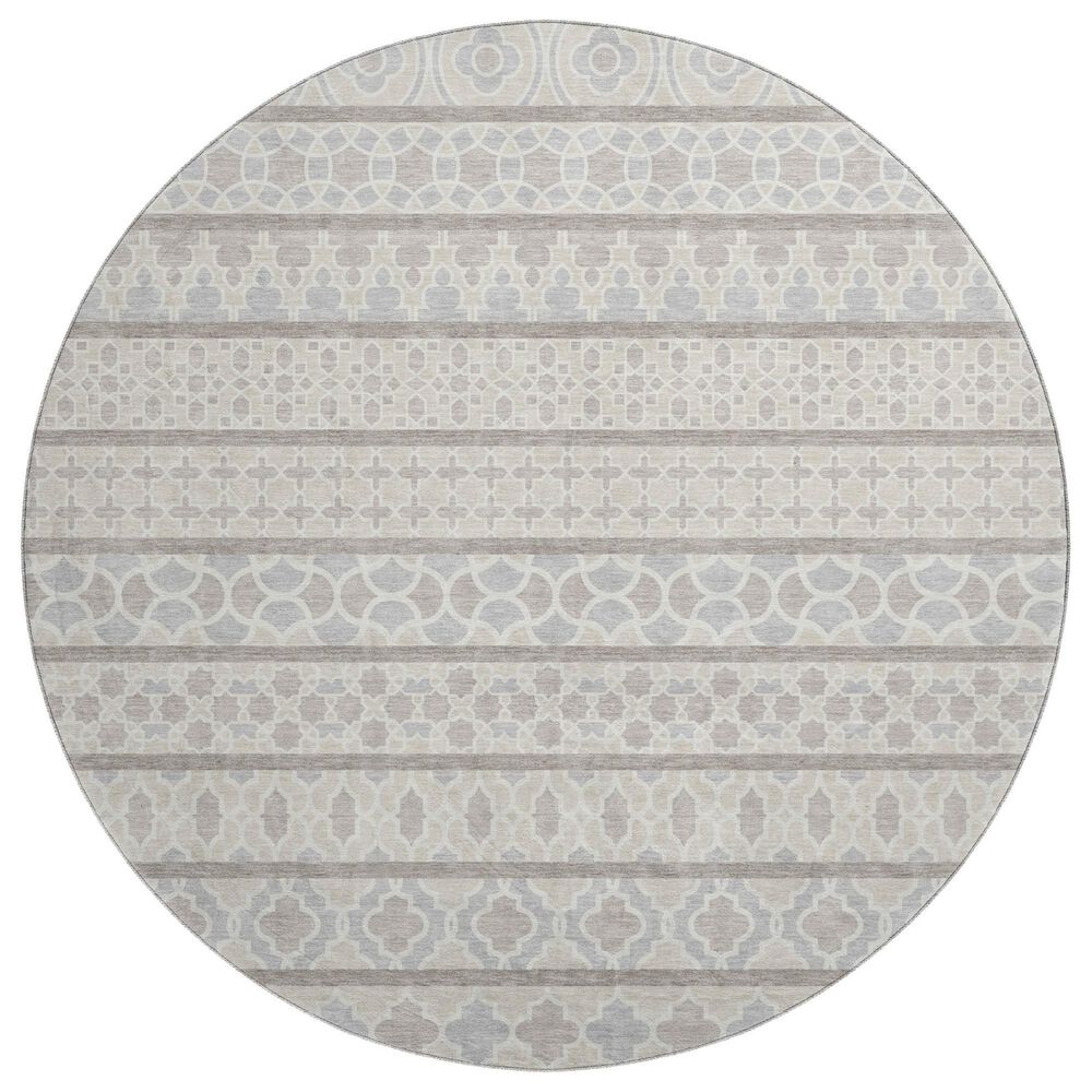 Dalyn Rug Company Neo NO5 8" Round Ivory Area Rug, , large