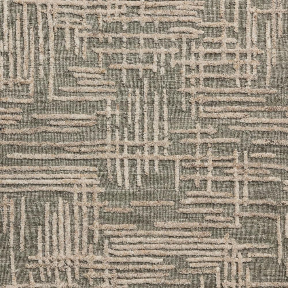 Loloi Woodriff Lagoon and Natural 4' x 6' Area Rug, , large