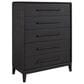 Sterling Timber Elure 5 Piece King Waterfall Panel Bedroom Set in Peppercorn, , large