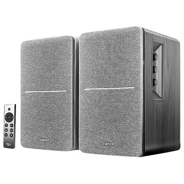 Edifier Powerful Bluetooth Bookshelf Speaker Pair in Black, , large