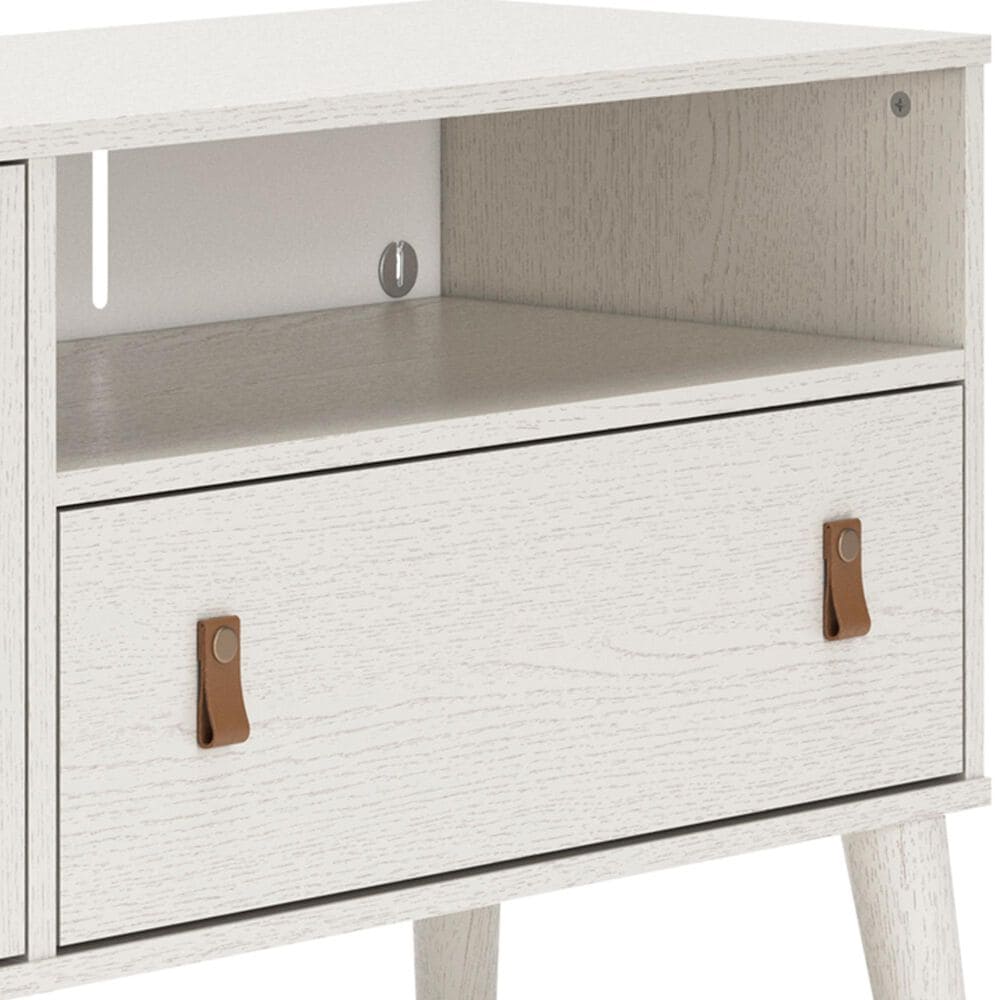 Ashley Aprilyn 59&quot; TV Stand in White, , large