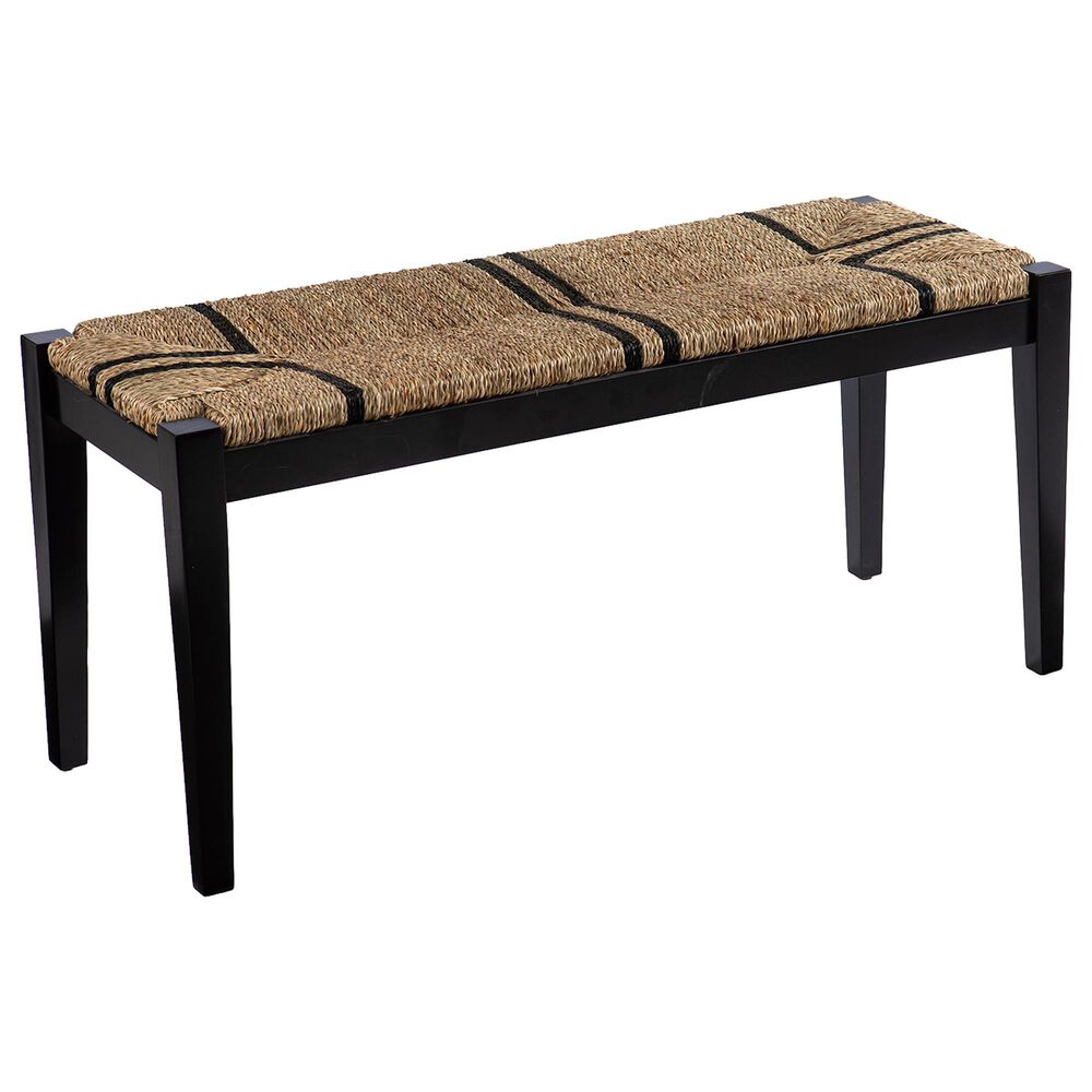 Southern Enterprises Gallocano Bench in Black/Natural, , large