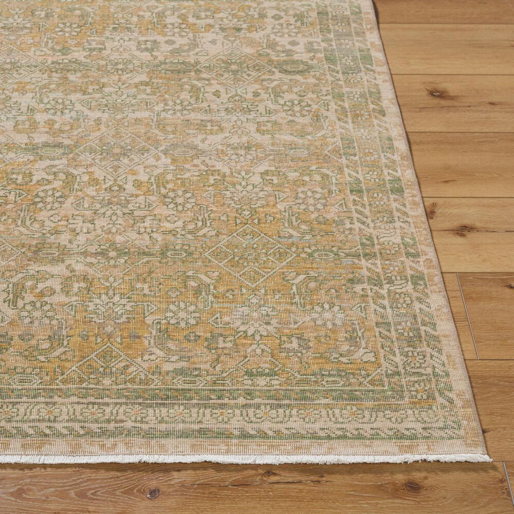 Surya Once Upon a Time Light Beige, Tan, Olive, Taupe, Dusty Coral and Sage 6'5" x 8'10" Area Rug, , large