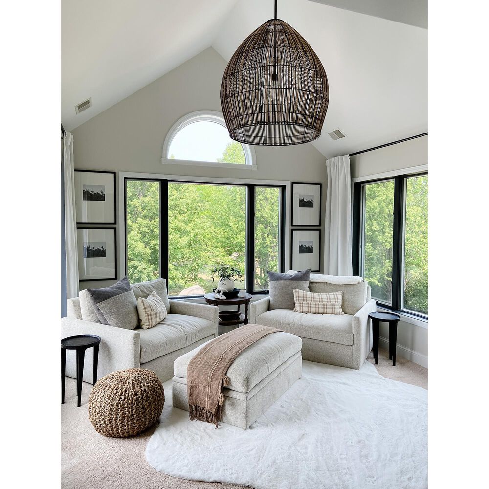 Troy Lighting Holden 1-Light Chandelier in Textured Bronze, , large