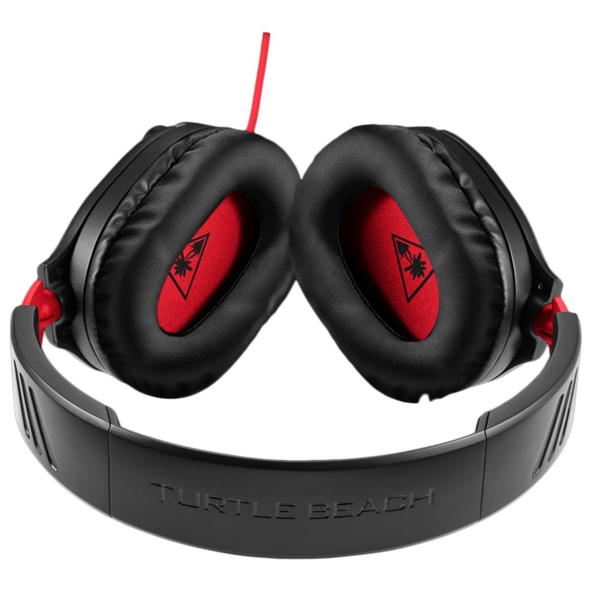 turtle beach red and black