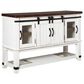 Ashley Valebeck Dining Room Server in White/Brown, , large