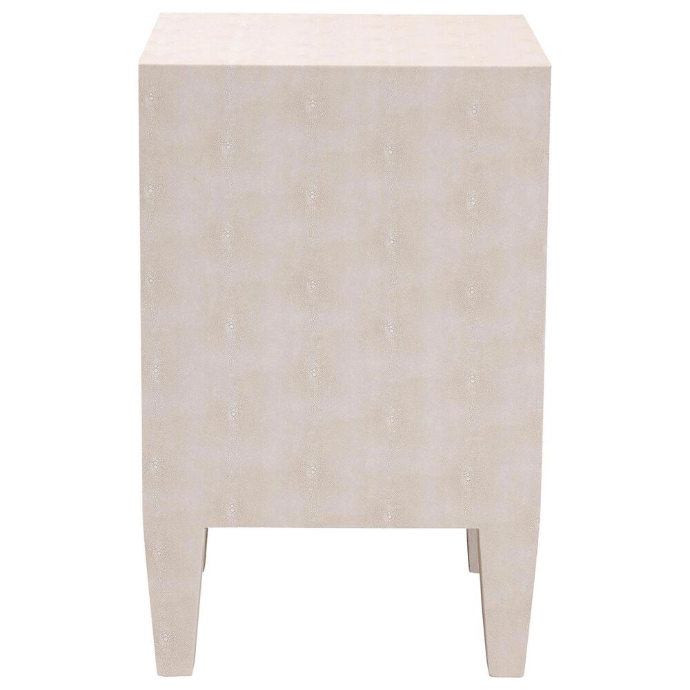 Baxton Studio Leyna 3-Drawer End Table in Beige, , large