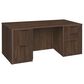 Regency Global Sourcing Legacy 71" Office Desk with Double Full Pedestal in Neo Walnut, , large