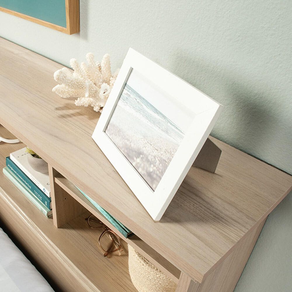 Sauder River Ranch Full/Queen Bookcase Headboard in Harvest Walnut, , large