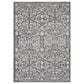 Amber Lewis x Loloi Zuma 5"3" x 8" Blue and Ivory Area Rug, , large