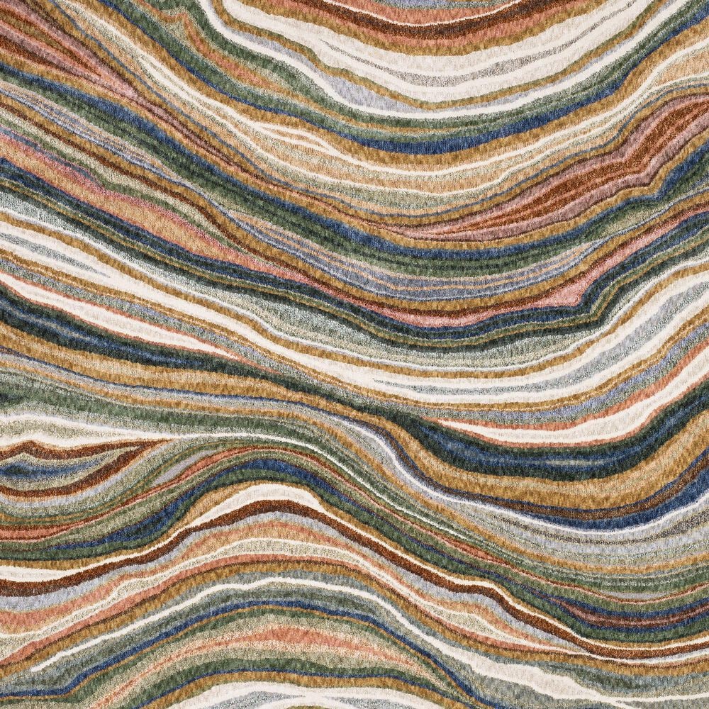 Oriental Weavers Tisdell TIS07 Multicolor 3&#39;9&quot; x 5&#39;2&quot; Area Rug, , large
