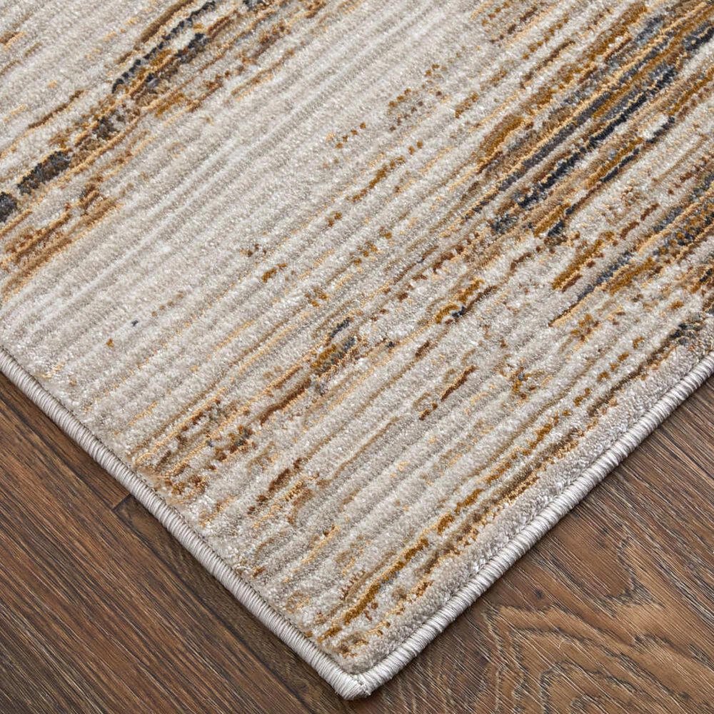 Feizy Deja 2&#39; x 3&#39; Dark Taupe Area Rug, , large