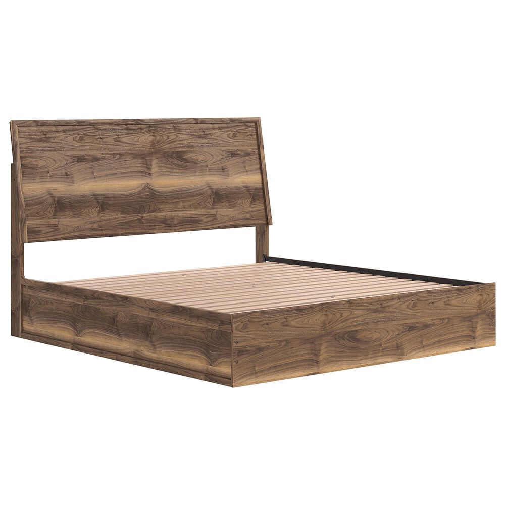 Ashley Chirason King Platform Bed in Warm Natural Brown, , large