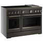 KitchenAid 6.3 Cu. Ft. Freestanding Commercial-Style Induction Range with Griddle in Black Ore, , large