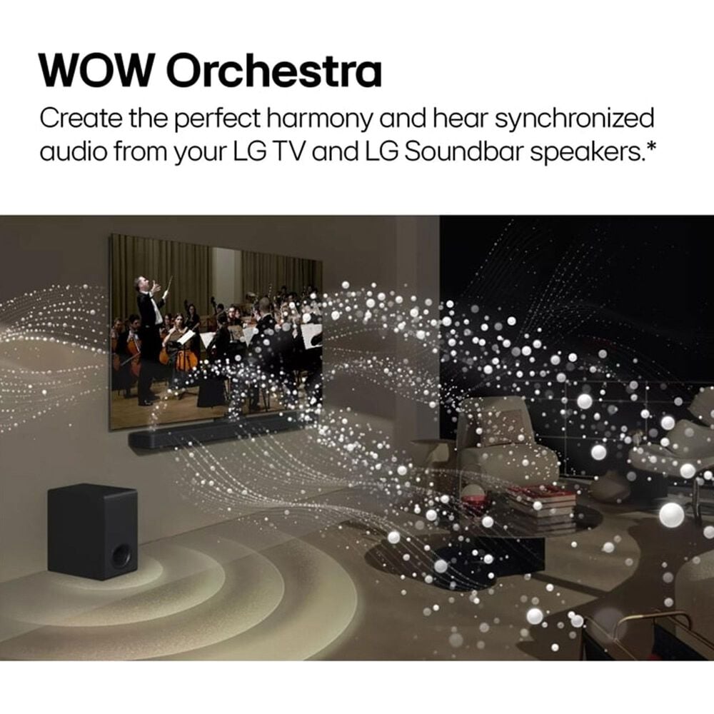 LG S80TR Home Theater Soundbar 5.1.3 Channel with Rear Speakers and WOW Orchestra, , large