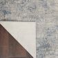 Nourison Rustic Textures Ivory and Light Blue 3"11" x 5"11" Area Rug, , large