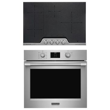 Frigidaire Professional 2-Piece Kitchen Package with 30" Single Electric Wall Oven and Induction Cooktop in Stainless Steel, , large