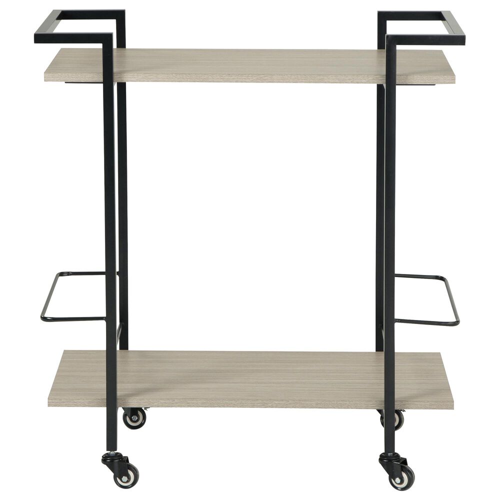 Ashley Waylowe Bar Cart in Light Natural and Black, , large