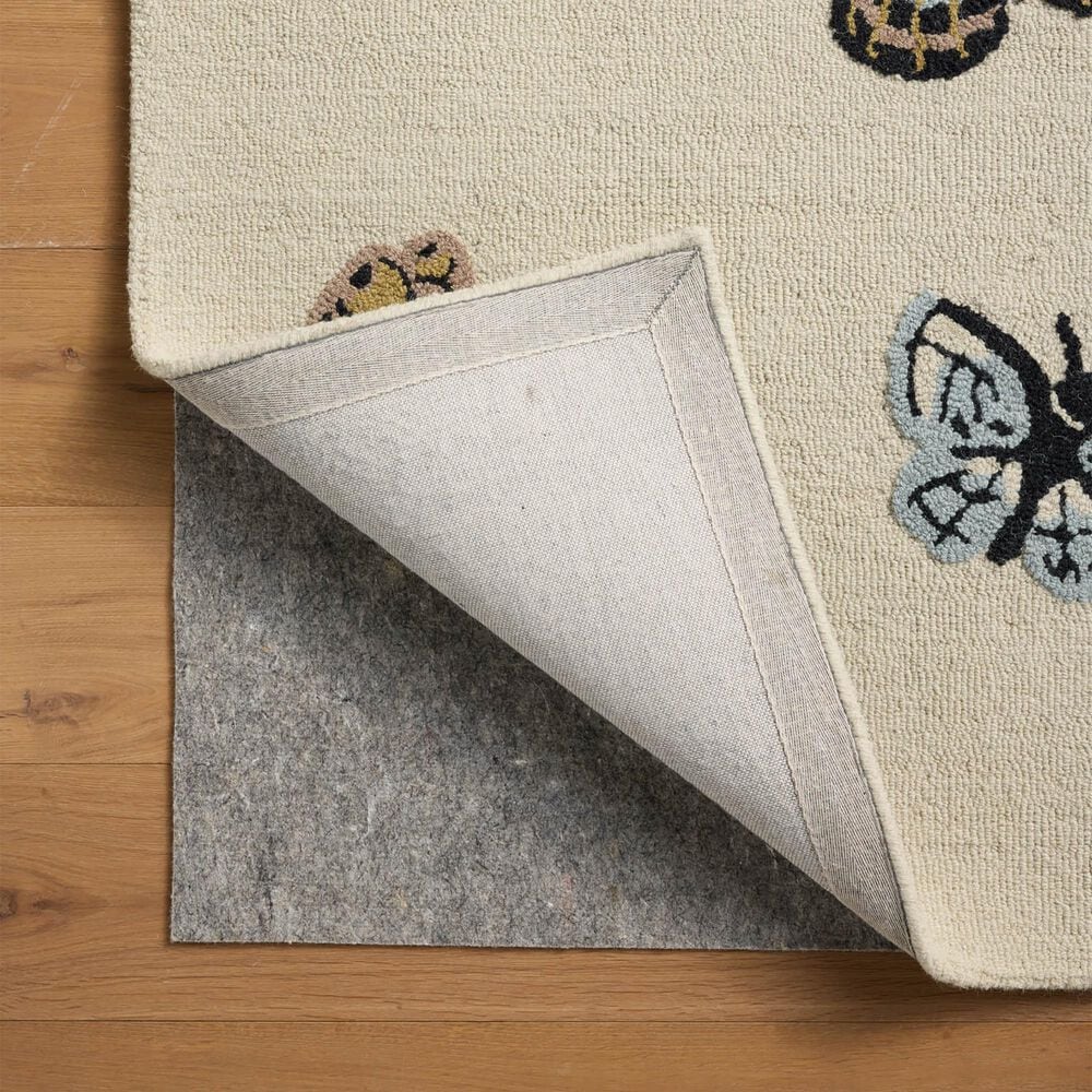 Rifle Paper Co. x Loloi Highgrove Animal Print Cream 2'6" x 7'6" Runner, , large