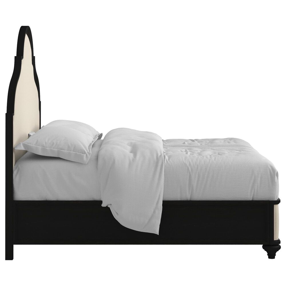 Vantage Atrium King Panel Bed in Rubbed Black and Brown, , large
