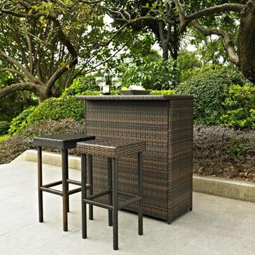 Firefly 3-Piece Resin Wicker Bar Set, , large