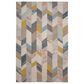 Feizy Arazad 5" x 8" Gray and Gold Area Rug, , large