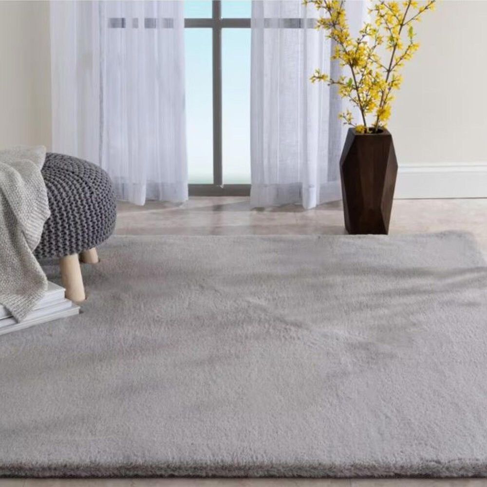 Central Oriental Brinley Gray 5' x 7' Area Rug, , large