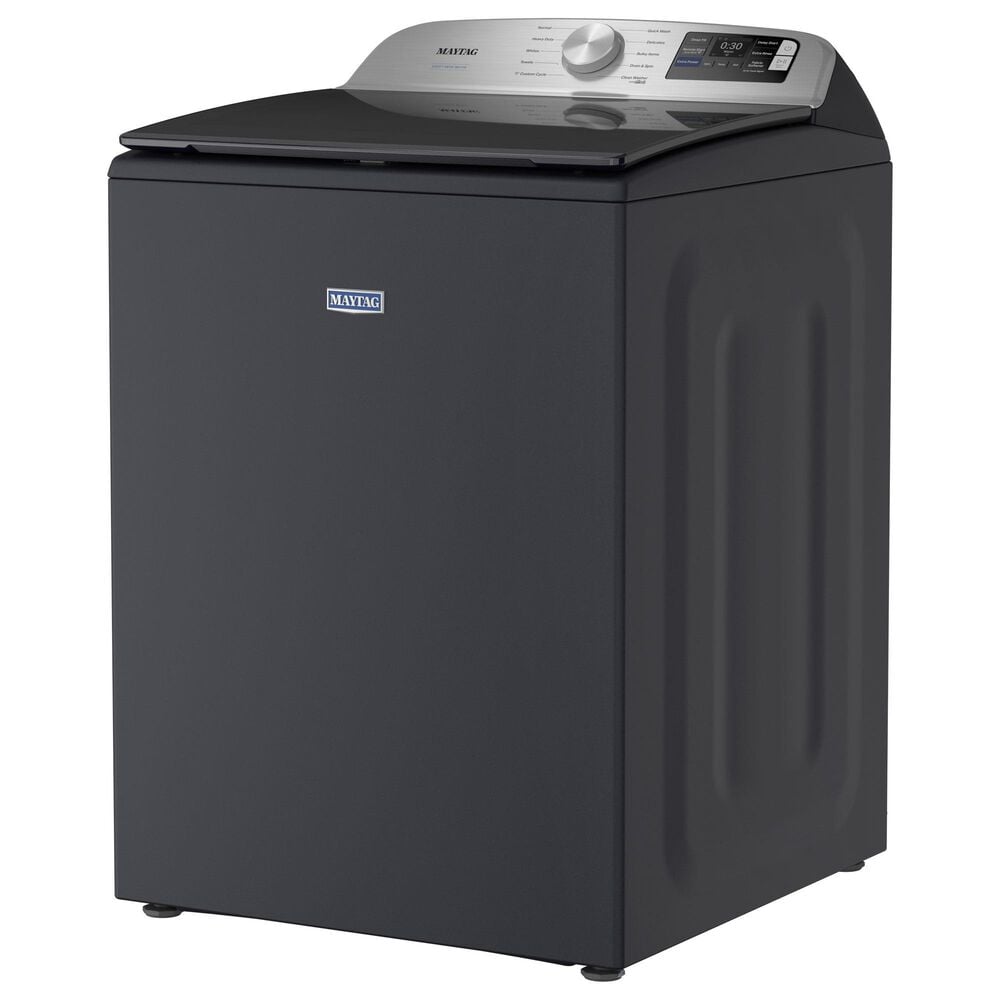 Maytag 5.2 Cu. Ft. Top Load Agitator Washer in Midnight Steel, , large