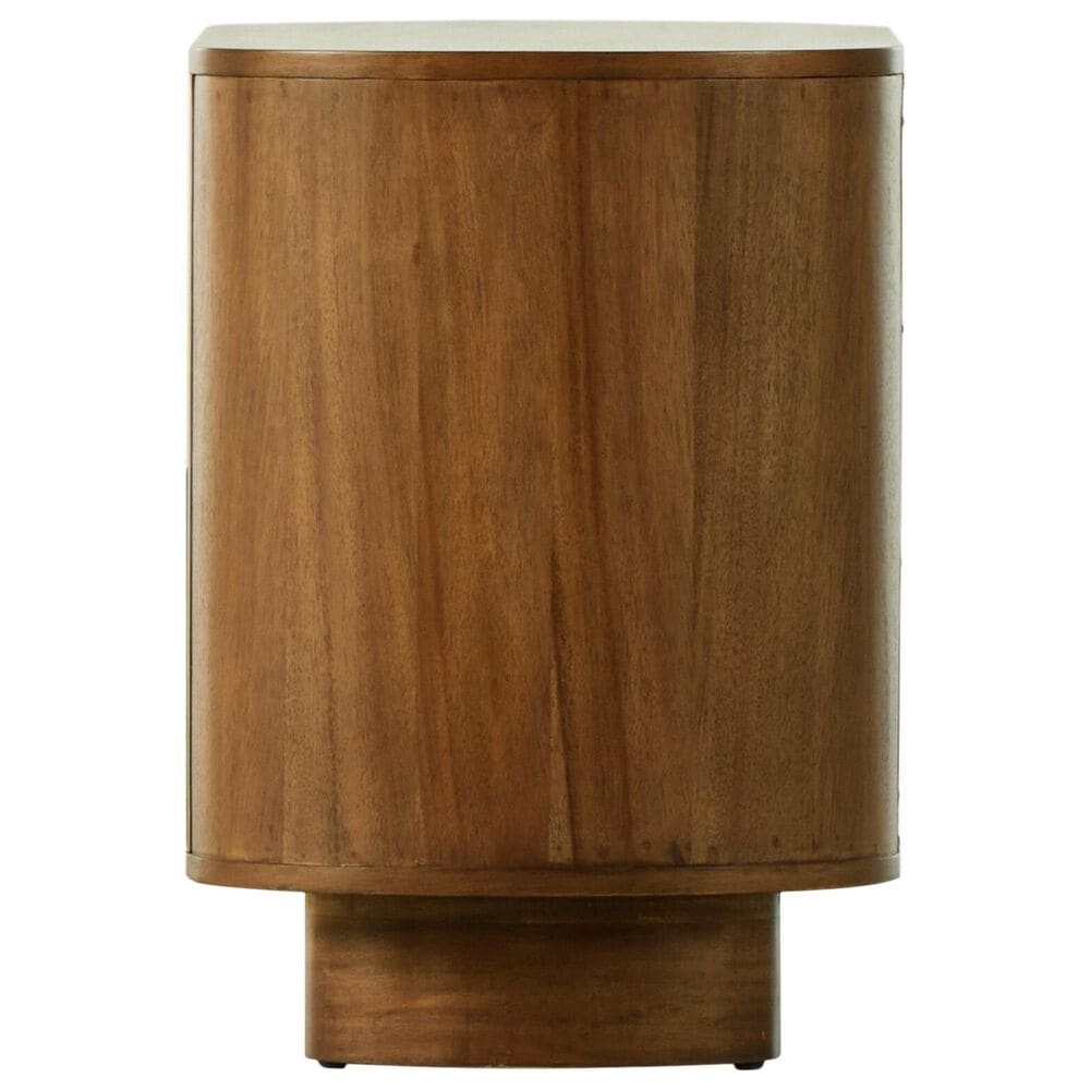 Four Hands Paden 2-Drawer Nightstand in Seasoned Brown Acacia, , large