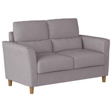 CorLiving Georgia Stationary Loveseat with Tufted Cushion in Light Grey, , large