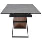Blue River Milena Extendable Dining Table in Shadow, Walnut and Black - Table Only, , large
