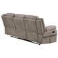 Steve Silver Abilene Manual Reclining Sofa with Drop-Down Console in Tan, , large