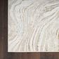 Nourison Glitz GLZ22 Grey and Gold 9" x 12" Area Rug, , large