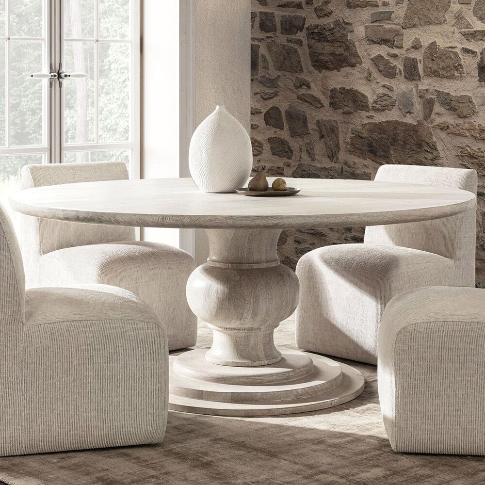 Imported Dining, Occ, Accent, Hera Dining Table in Whitewash Creamwood - Table Only, , large