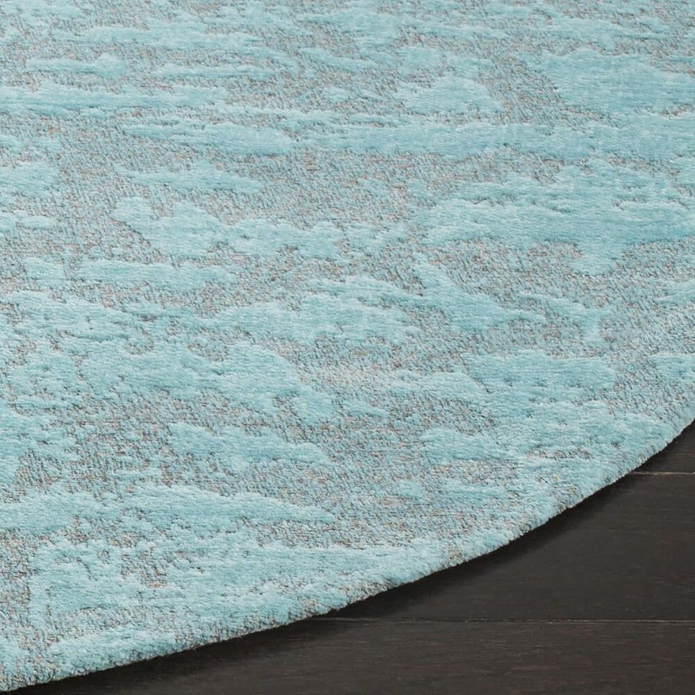 Safavieh Marbella 6&#39; Round Blue and Turquoise Area Rug, , large