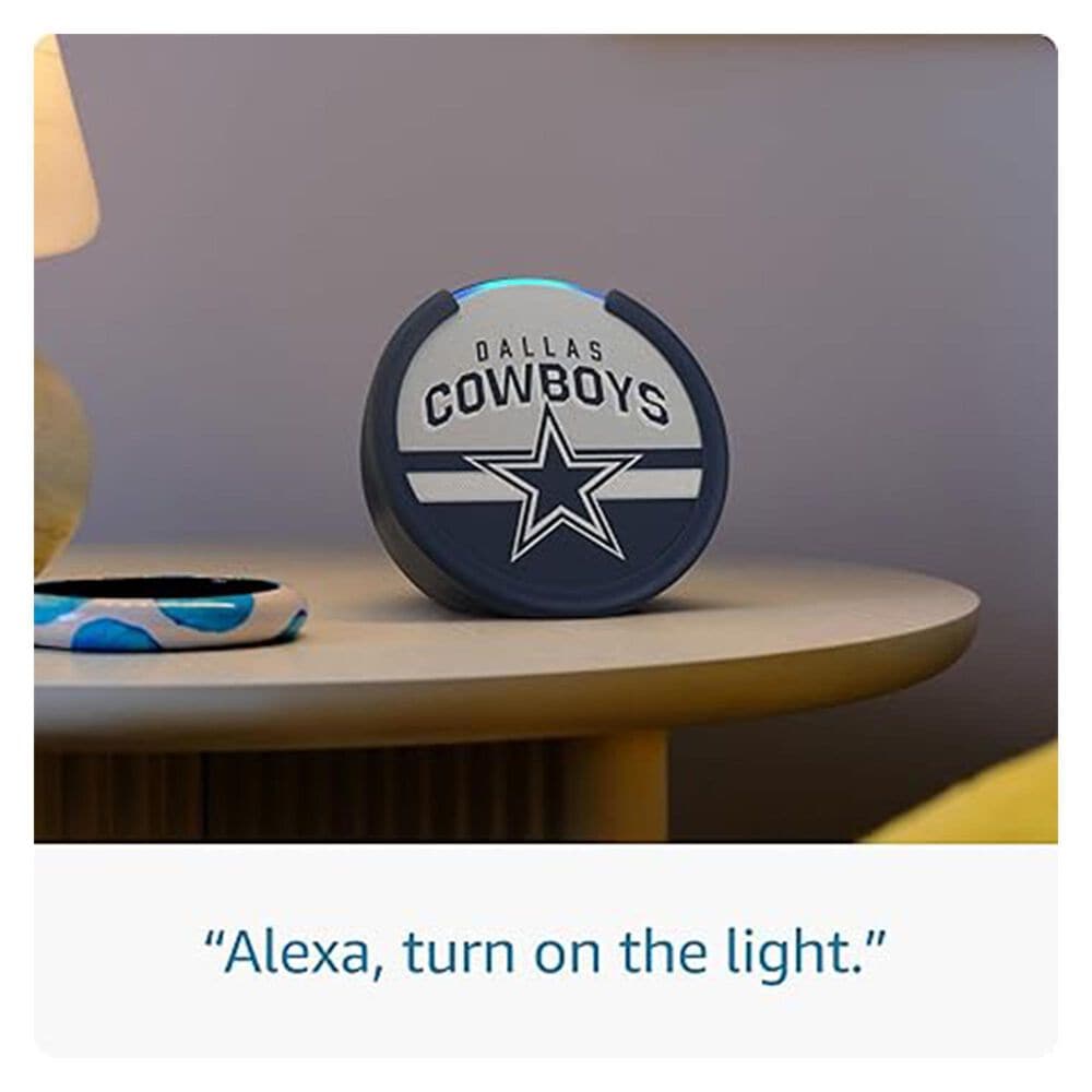 Amazon Echo Pop (newest model) | Officially Licensed NFL Limited-Edition | Dallas Cowboys ('25-26 Season Design), , large