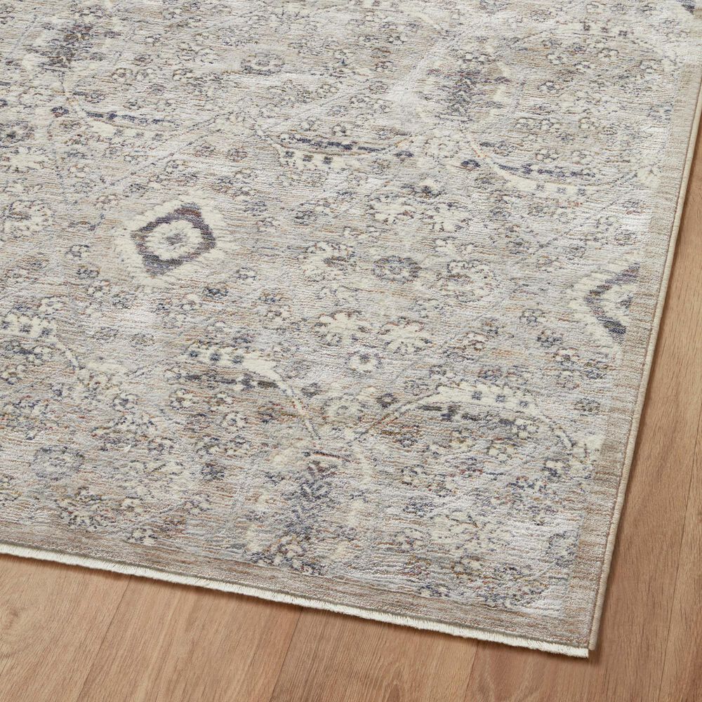 Amber Lewis x Loloi Zuma 2&#39;3&quot; x 3&#39;10&quot; Silver and Sky Area Rug, , large