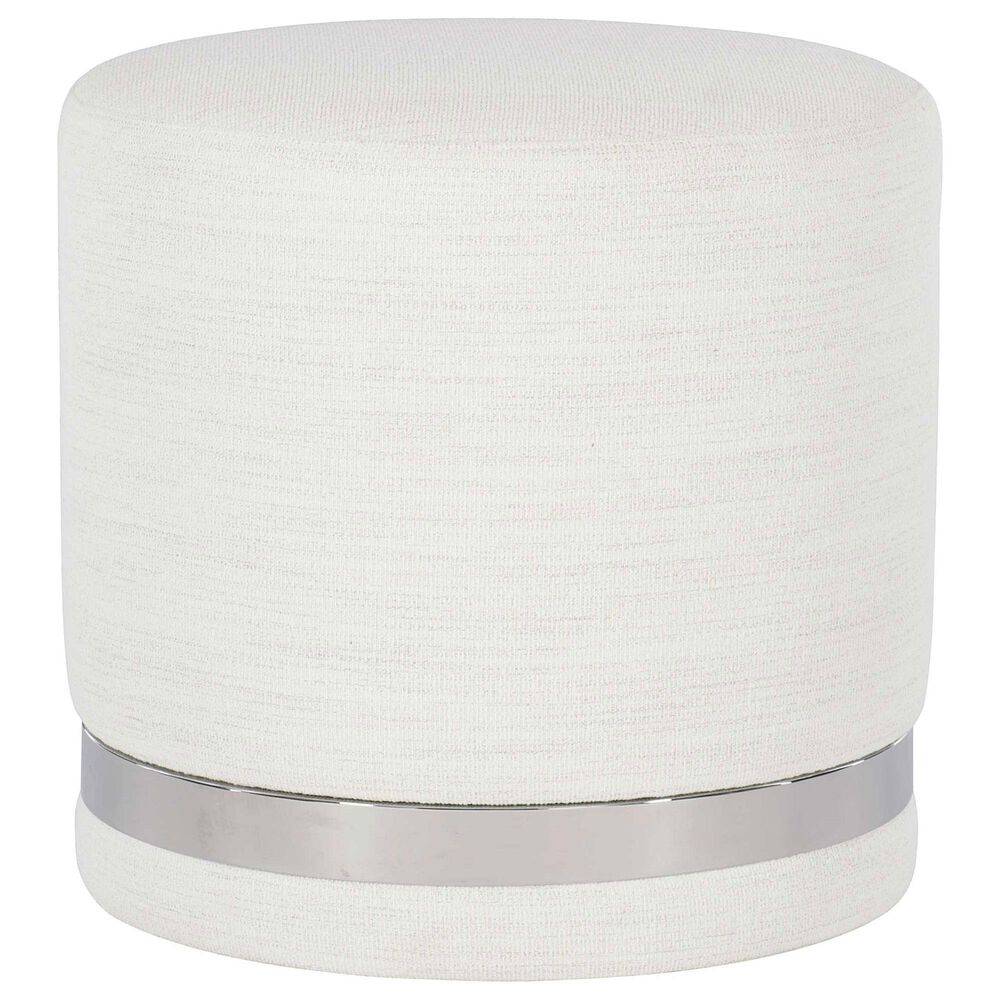 Bernhardt Silhouette Ottoman in White, , large