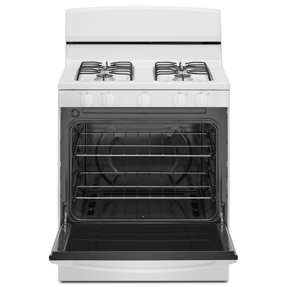 Amana 30&quot; Freestanding Gas Range with Bake Assist Temps in White, , large