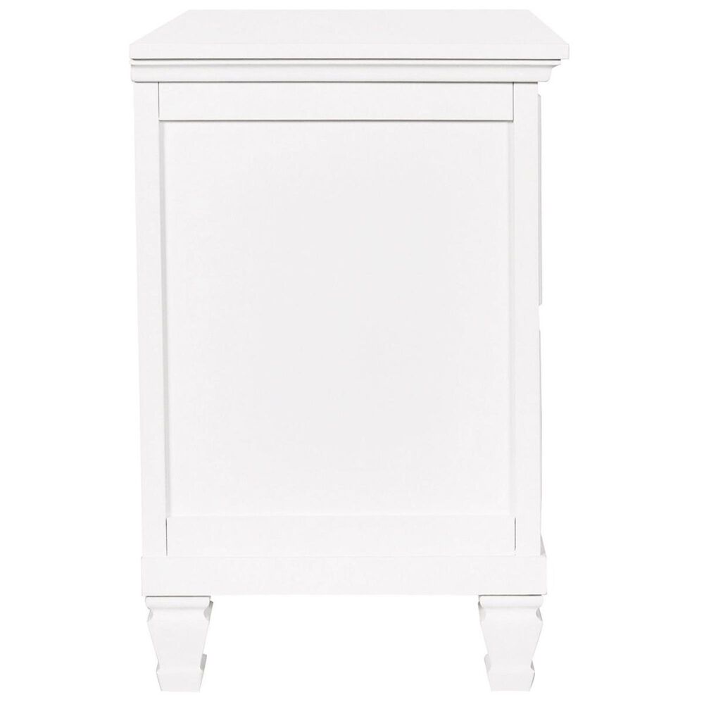 New Heritage Design Tamarack 2 Drawer Nightstand in White, , large