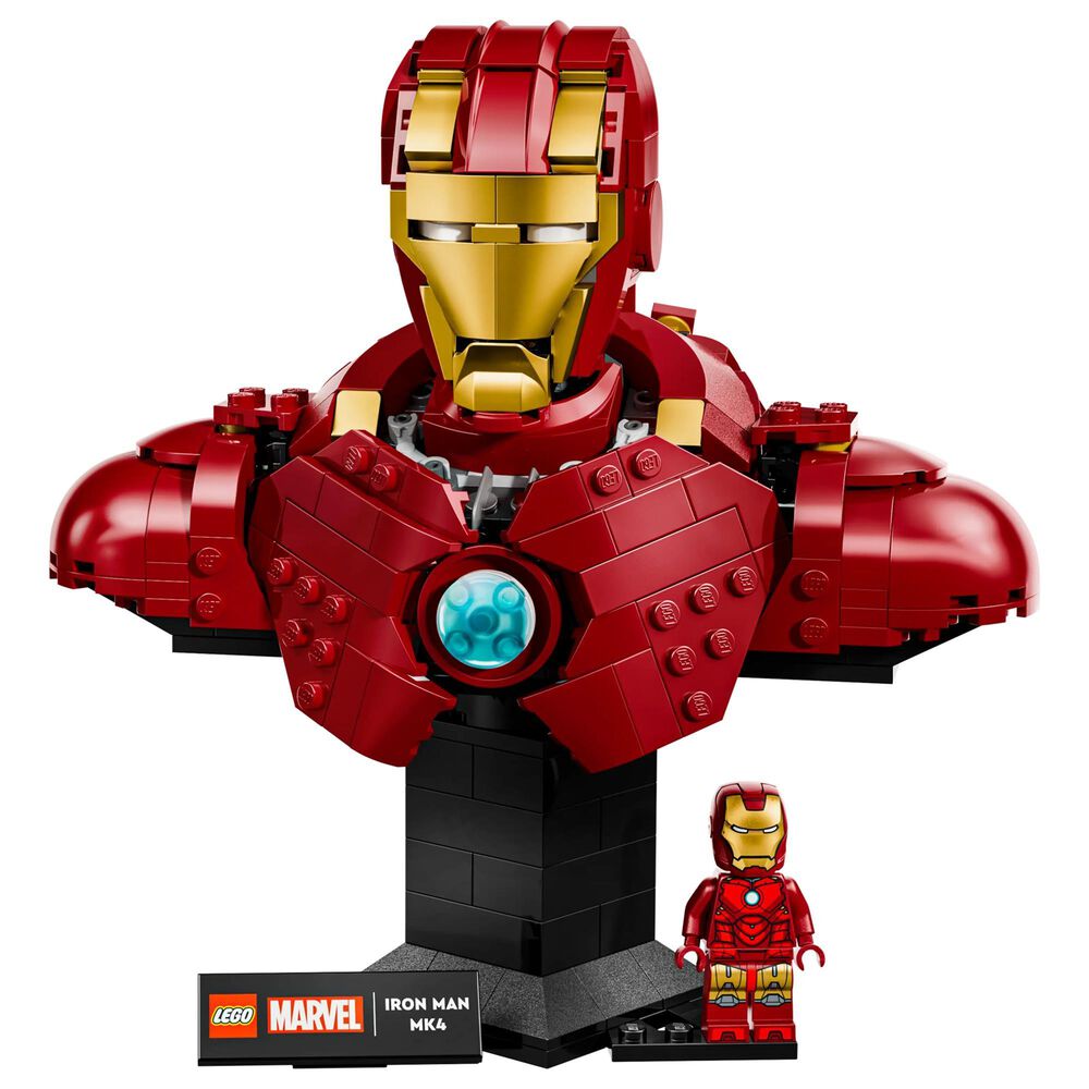 LEGO Marvel Iron Man MK6 Helmet Building Set, , large