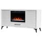 Legends Home Malibu 64" Fireplace Console in White, , large
