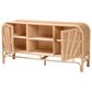Baxton Studio Carabella 2-Door Rattan Storage Cabinet in Natural, , large