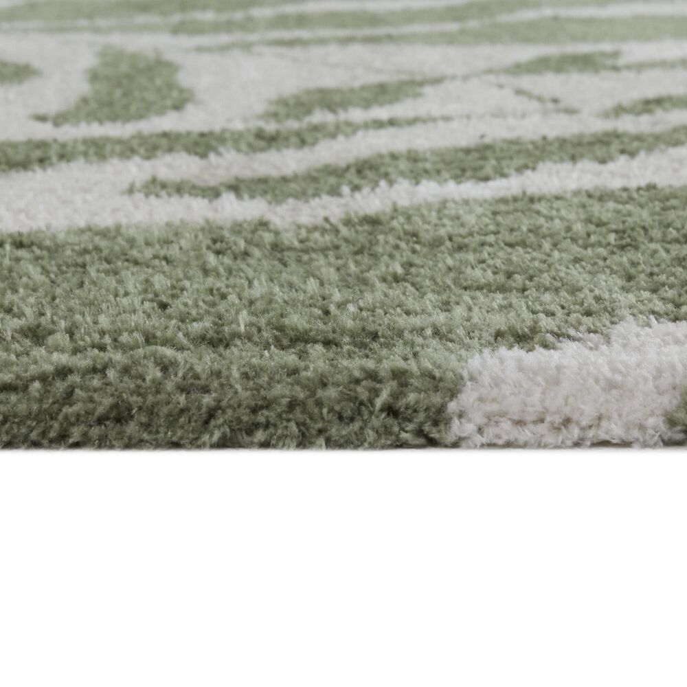 Balta Rugs Re_Lease Misan Green 5'3" x 7' Area Rug, , large