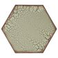 Hearth and Haven Selva 2-Piece Outdoor Hexagon Metal Side Table Set in Antique Green, , large