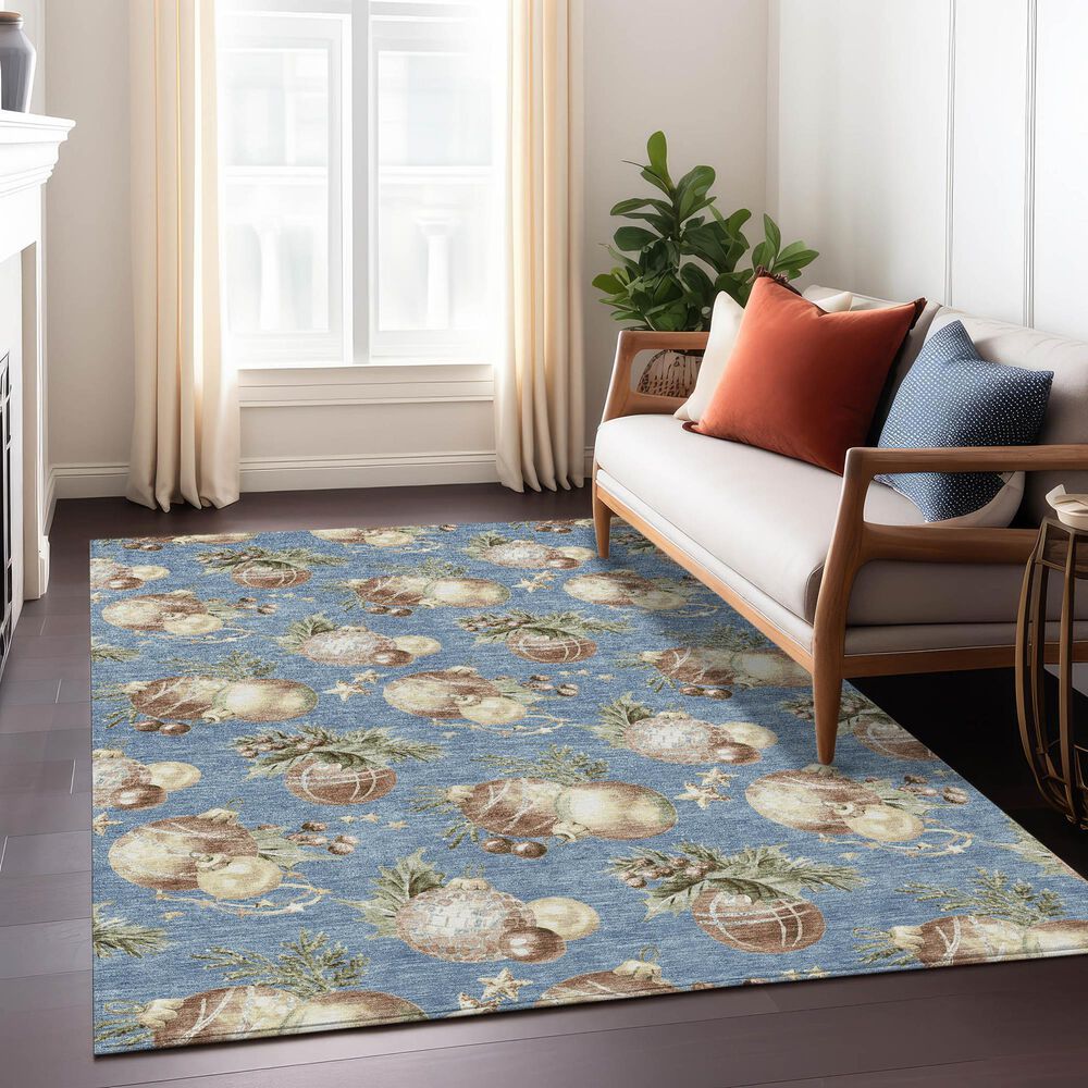 Dalyn Rug Company Wonderland WN36 Denim 3&#39; x 5&#39; Area Rug, , large