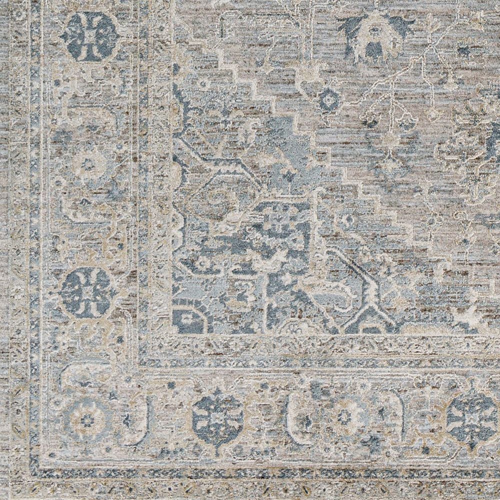 Surya Brunswick 2&#39; x 2&#39;11&quot; Dusty Sage, Taupe, Light Gray, White, Pale Blue, Olive, Teal and Light Sage Area Rug, , large